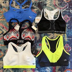 NEW NIKE PUMA sports bras- size small
