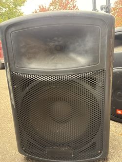 (2) Powered PA Speakers - Samson EX20 & APS15 15" Active Loudspeakers