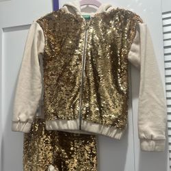 Golden Sweat Suit