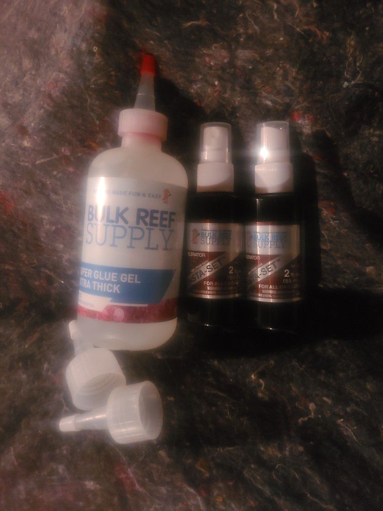 Bulk Reef Supply Glue and Accelerator *New*