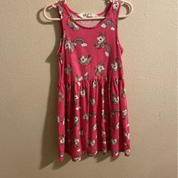 H&M Dress Unicorn Dress Size 5-6t