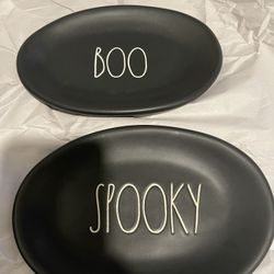 Rae Dunn Halloween Ovals