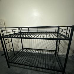 Black Bunk Bed (Twin) 