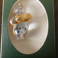 Swarovski Clown Brooch