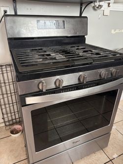 Whirlpool Gas stove -stainless steel