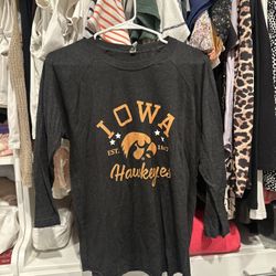 Small Iowa Hawkeye Long Sleeve 