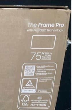 Samsung - 75” Class LS03FW The Frame Pro Series Neo QLED 4K UHD Art Mode SamsungVision AI Smart TV w/ Wall Mount (2025)