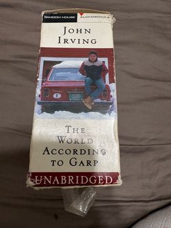 John Irving The World According to Garp Unabridged Audiobooks Cassette Set of 10