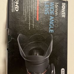 Bower Samyang 16mm f/2.0 ED AS UMC CS Lens for Micro Four Thirds Mount