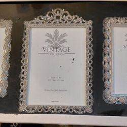 Fancy Silver Photo Frames