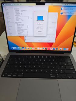 2021 Macbook Pro A2442,M1 Pro,14",512Gb,32Gb,Non Touchbar,Good Condition, Grade A, Grey Color, Genuince AC Charger, Office 2022,Warranty for Great Pro