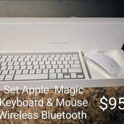 Tested  Apple Magic Keyboard & Mouse Wireless Bluetooth
Both work with batteries, they are included

 
Pickup 32st & Greenway Cash Firm 