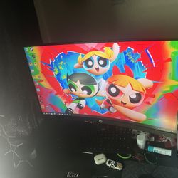Gaming Monitor With Desktop 