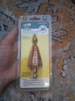 NEW Dottie 1-3/8" Tip-Bits Replaceable-Tip Step Drill Bit (#RTTP6030)