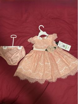 Rare Editions Lace Baby Dress – 18M – New With Tags