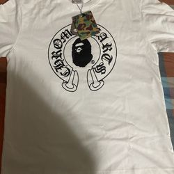 BAPE T-Shirt Chrome Hearts Collab