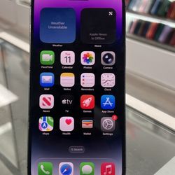 iPhone 14 Pro Max 256Gb *Unlocked* + *With Warranty* + *With Charger*