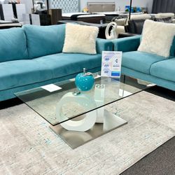 Mothers Day Pre Sale Now👍Beautiful Blue Sofa&Loveseat Available Limited Time Only $799