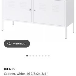 IKEA White Locker TV Stand 