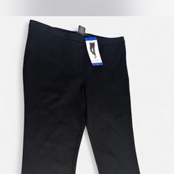 Black flare trousers with stretchy waistband #flare #trousers #black