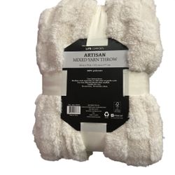 Life Comfort Artisan Mixed Yarn Throw