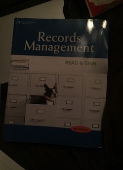 Records Management 9th edition(south-western cengage learning)