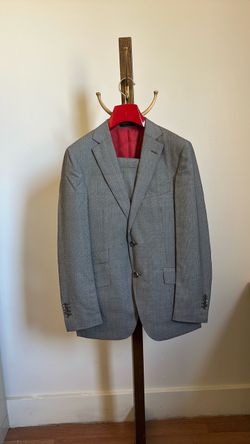 Men’s 100% Wool Suit  (2-button jacket and trousers)