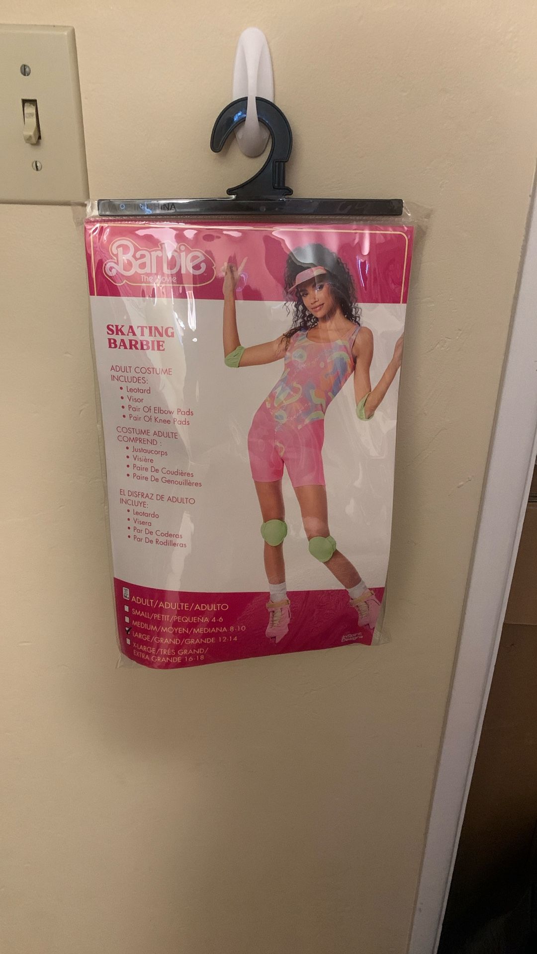 Barbie Movie Skating Costume Size Large
