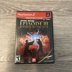 Star Wars Episode III Revenge of the Sith Sony PlayStation 2 Greatest Hits