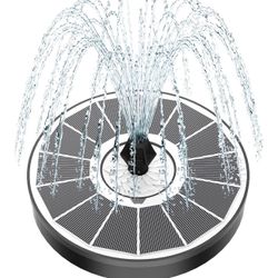 Zero Solar Fountain White Flower