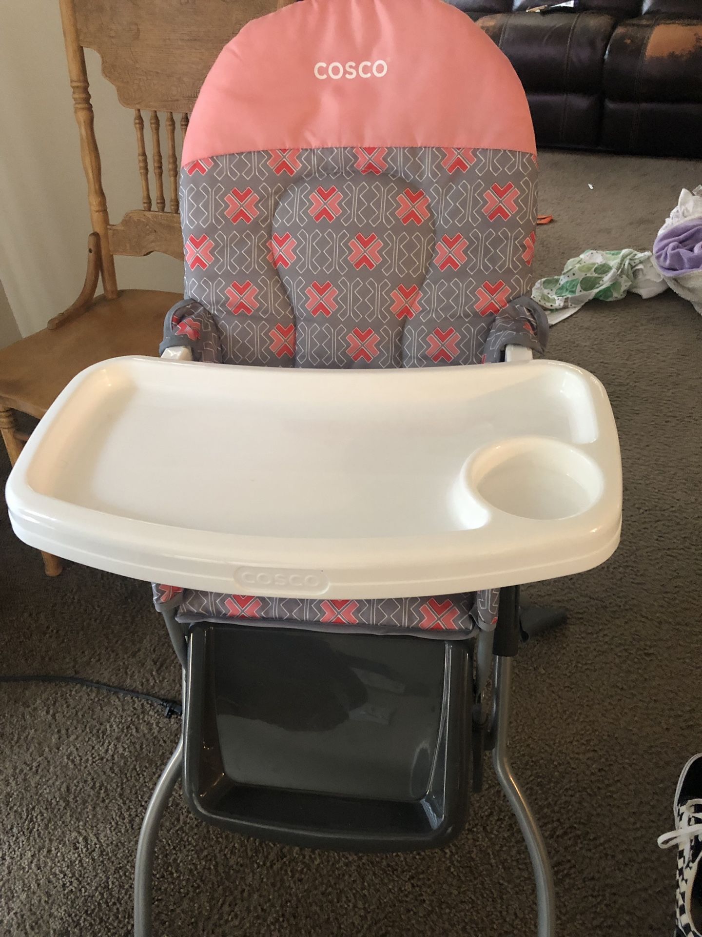 Swing and high chair