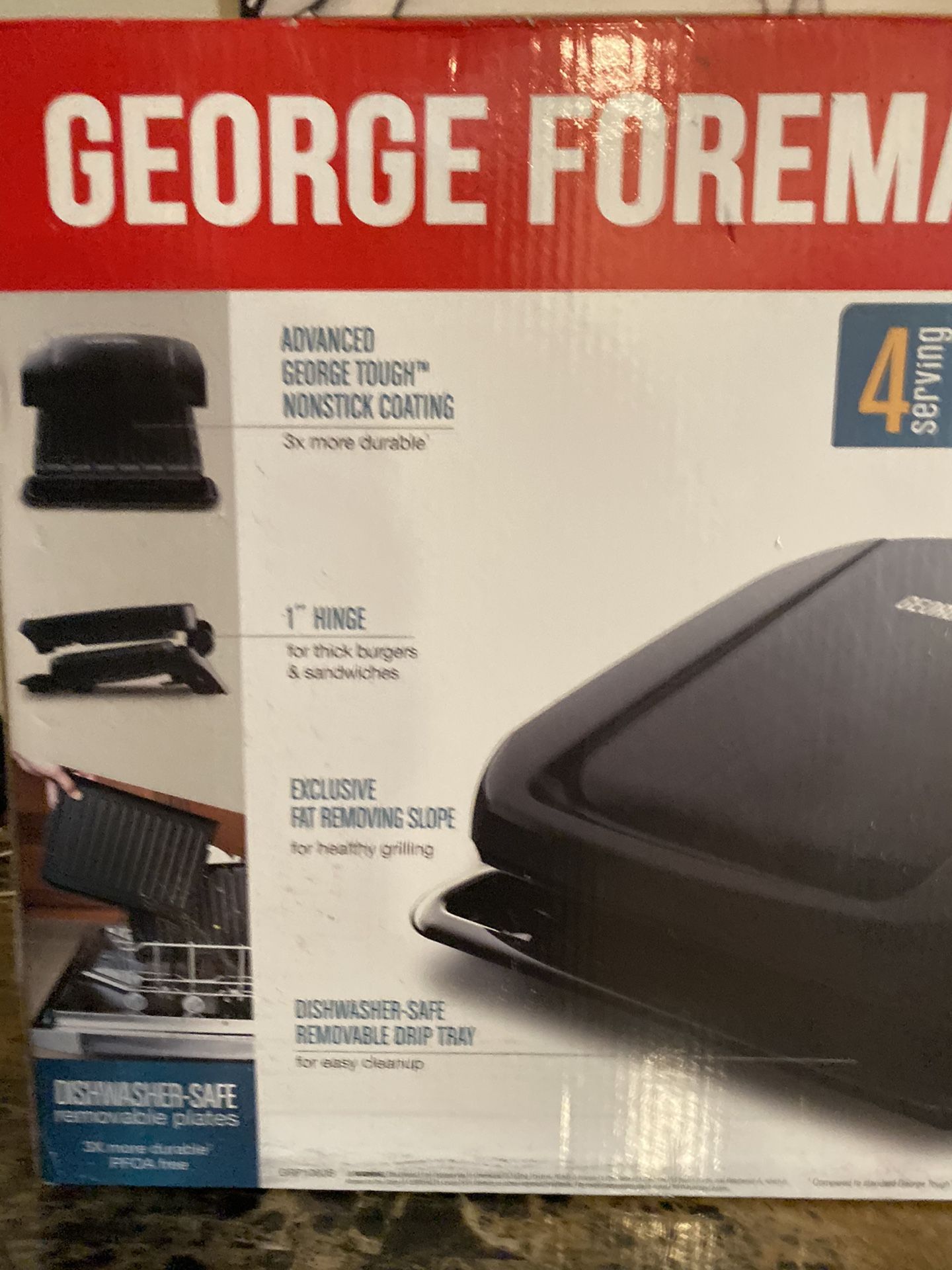 BRAND NEW GEORGE FORMAN GRILL