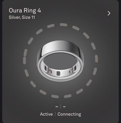 Barely used oura ring.