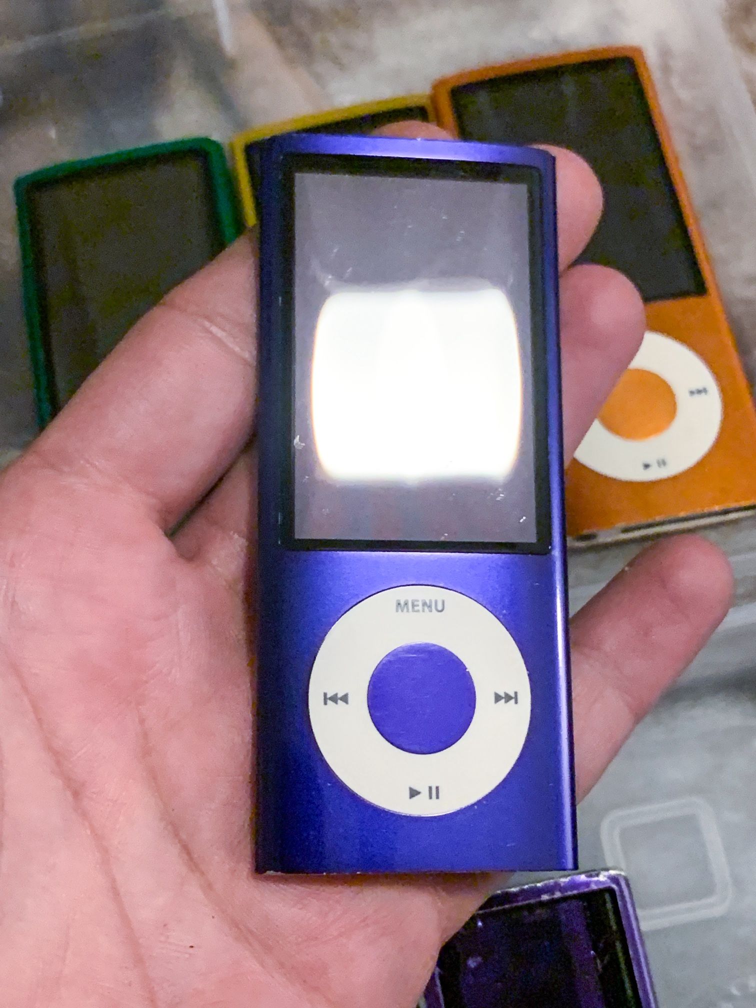 Apple iPod Nano 5th Gen With Camera - New Battery -purple