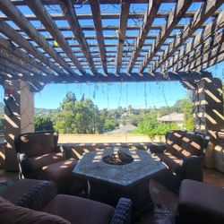 Patio Set with Firepit
