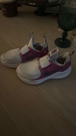 Nike Kids Slip-On Sneakers White Pink
