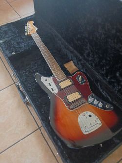 Fender Kurt Cobain signature Jaguar guitar.
