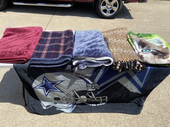 SIX COZY BLANKETS - $20 EACH