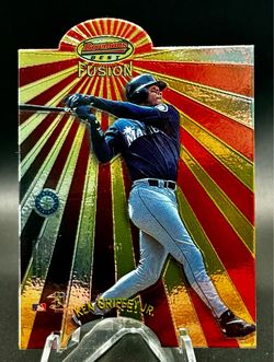 1998 Bowman Mirror Image Fusion Die Cut Ken Griffey Jr & Ben Grieve # M16