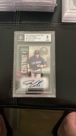 2001 Don Russ signature Century marks master series trading card