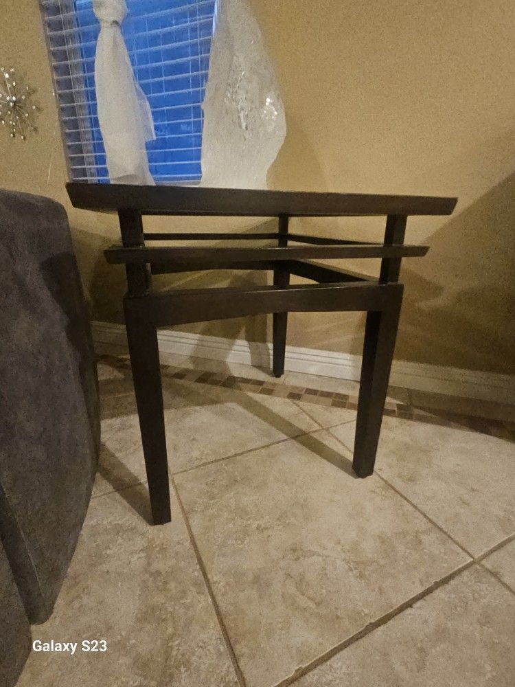 2 Glass Tables