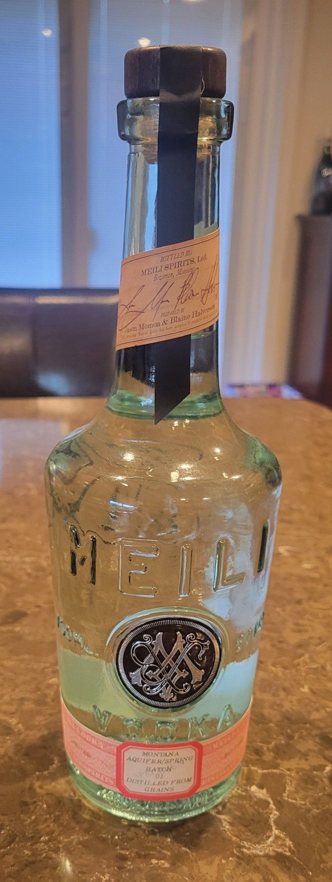 Meili Vodka  Batch 01 - Signed by Jason Momoa & Blaine Halverson