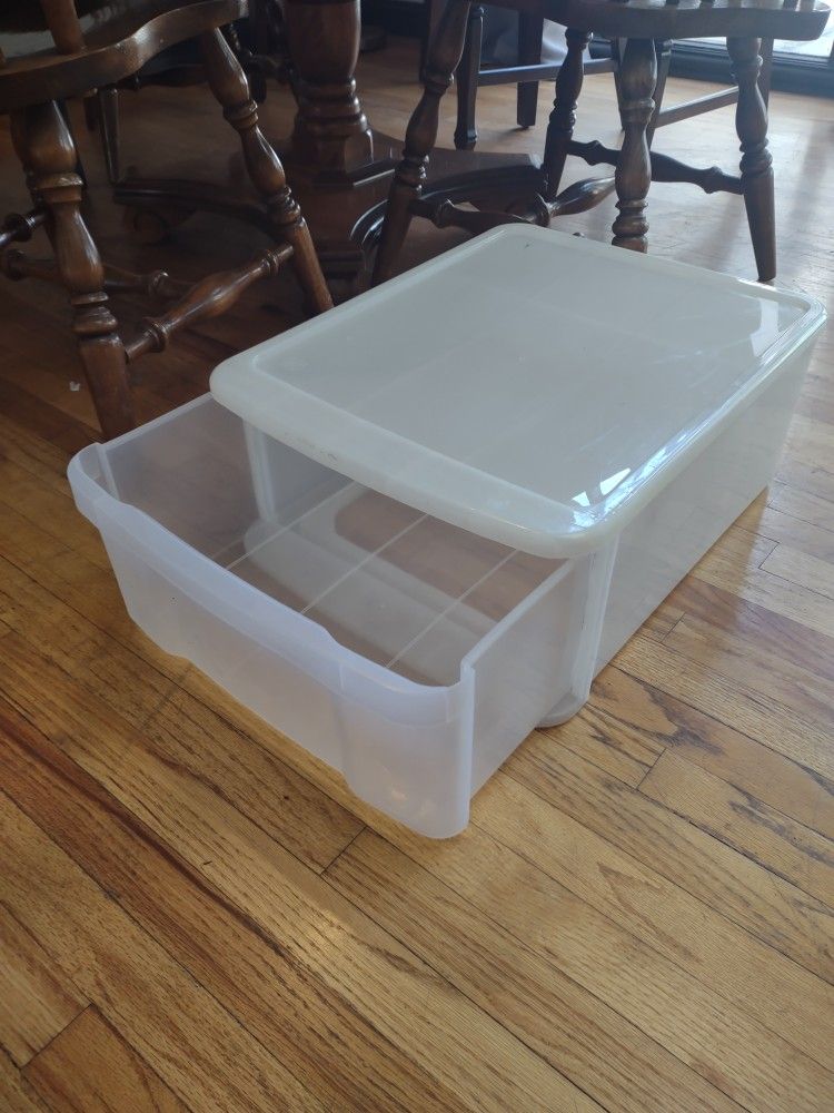 Sliding Drawer Storage Container 20 x 16 x 8 Inches