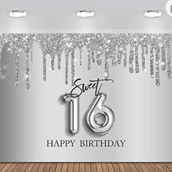Sweet 16 Birthday Backdrop