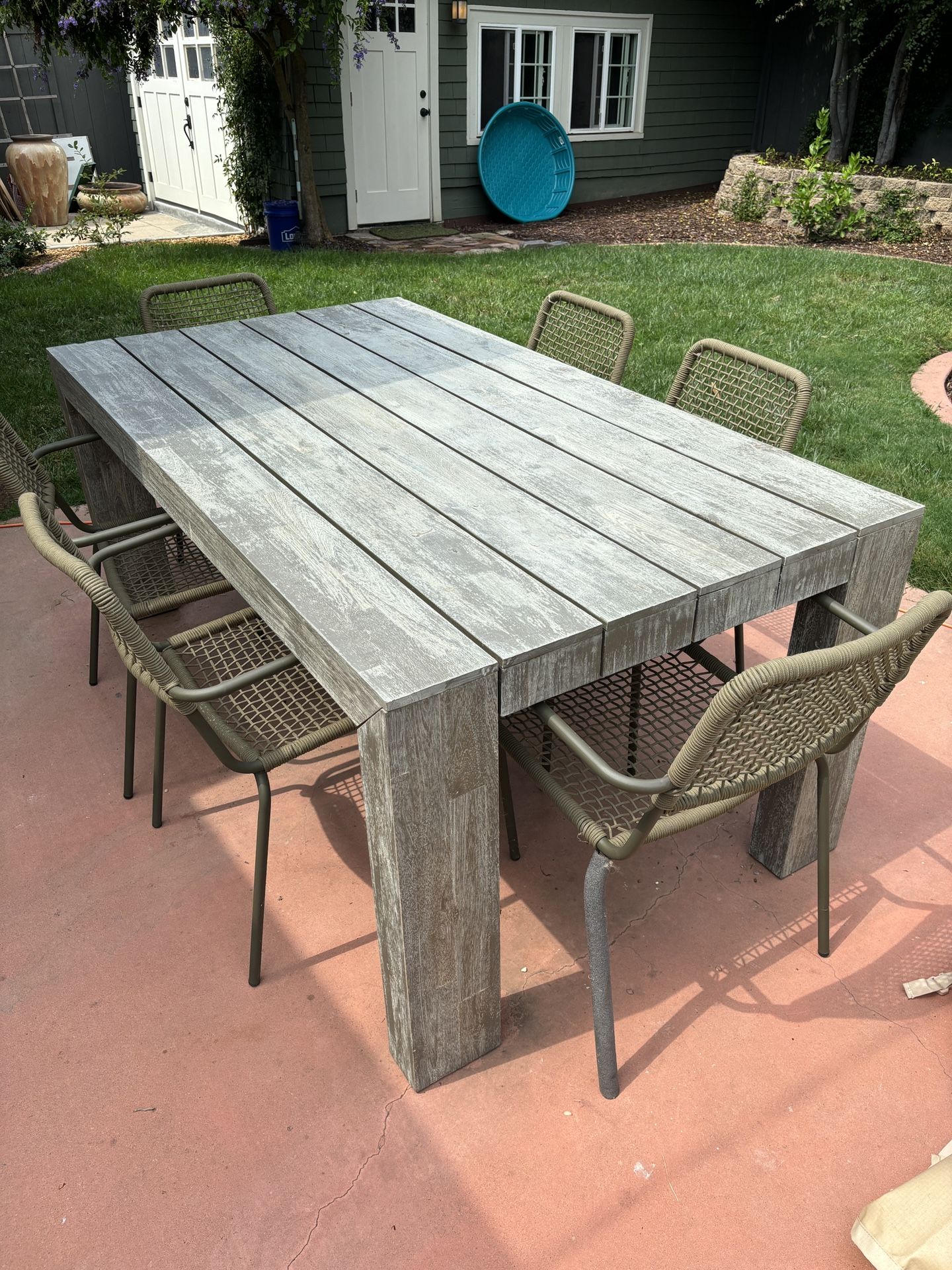 Article Atica Dining Table & 6 Manna Grove Chairs