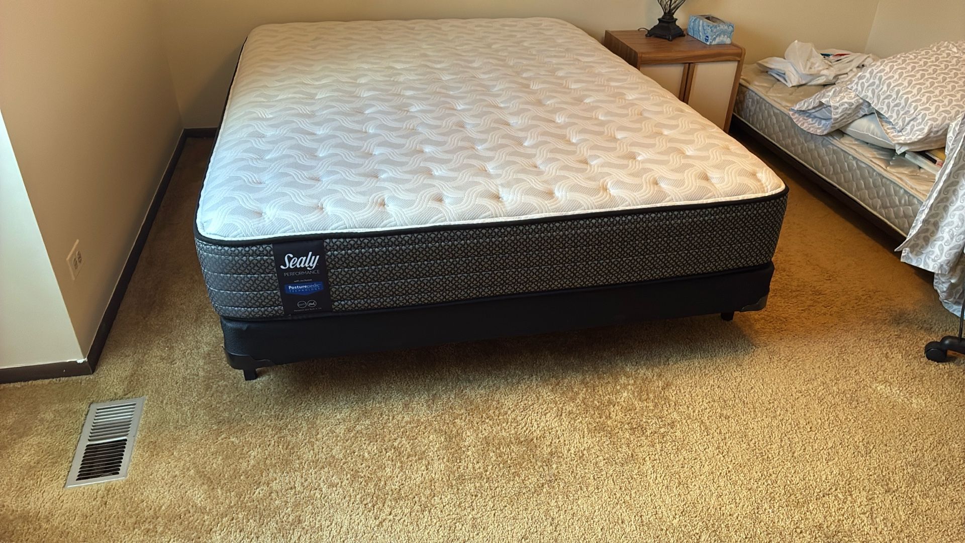 FREE QUEEN Mattress, Boxspring, frame
