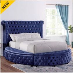 QUEEN BED FRAME MATTRES SOLD SEPARATELY NEW IN BOX ☎️ 1714586,2564