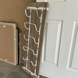 Rustic Wall-Mounted Wine/Bottle Holder