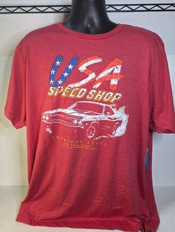 USA Speed Shop Muscle Car Graphic Tee Mens 2XL