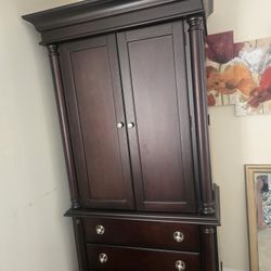 Solid Wood Armoire/ TV Cabinet 